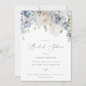 ダスティブルーガーデンフローラブライダルシャワー 招待状 (正面)