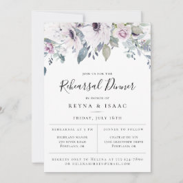 ダスティブルーガーデンフローラリハーサルディナー 案内状