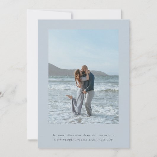 ダスティブルーガーデンフローラ写真 セーブザデート (裏面)