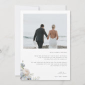 ダスティブルーガーデン結婚フローラの写真 サンキューカード (裏面)