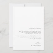 ダスティブルーガーデン結婚フローラの写真 サンキューカード (裏面)