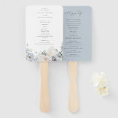 ダスティブルーガーデン結婚フローラ ハンドファン (正面&裏面)