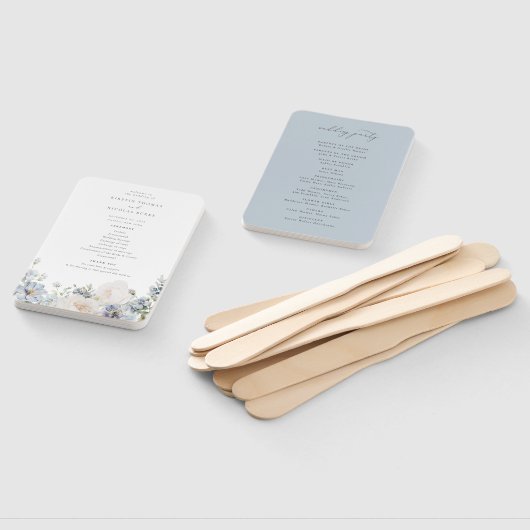 ダスティブルーガーデン結婚フローラ ハンドファン (組立なし)