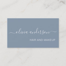 ダスティブルーガーリーシンプルヘアメイクアップサロン 名刺