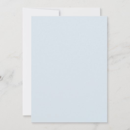 ダスティブルーキンセアニラフローラ招待状 招待状 (裏面)