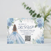 ダスティブルーキンセアニラ15アノスRSVPカード サンキューカード (スタンド正面)