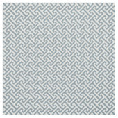 ダスティブルーギリシャ語鍵パターン ファブリック (見本)