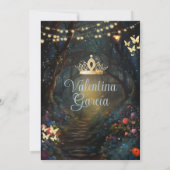 ダスティブルークインセアニラ15アノスフォレス花金ゴールド 招待状 (裏面)