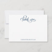 ダスティブルークラウドテーマベビーシャワー サンキューカード (正面)