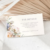 ダスティブルークリーム結婚フローラ詳細 エンクロージャーカード