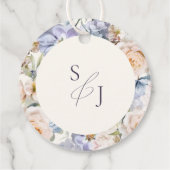 ダスティブルークリーム結婚フローラ フェイバータグ (裏面)