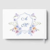 ダスティブルークレスト結婚フローラ ゲストブック (裏面)