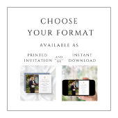 ダスティブルークロスフォトボーイファースト聖餐式 招待状