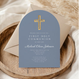 ダスティブルークロスボーイファースト聖餐式 招待状