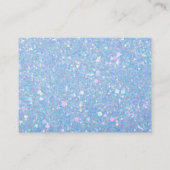 ダスティブルーグリッタープロフェッショナルサンキュー 名刺 (裏面)