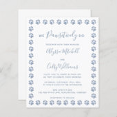 ダスティブルーグリッターポープリントバジェット結婚ズ (正面/裏面)