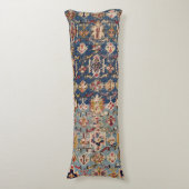 ダスティブルーグリーンクバイエローバンド  ボディピロー (正面縦)