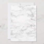 ダスティブルーグリーンリーマーブルブライダルシャワー 招待状 (裏面)