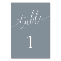 ダスティブルーグレイエレガントミニマル