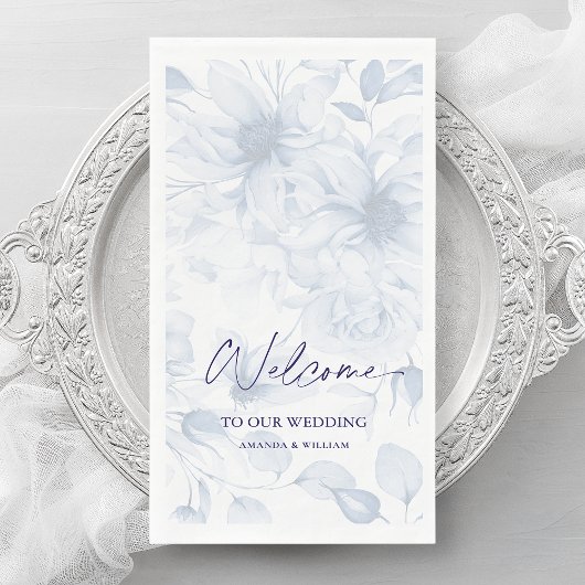 ダスティブルーゲストタオル – ようこそ