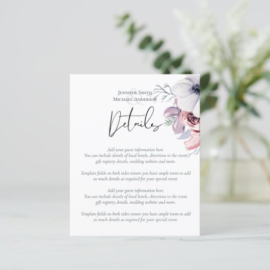 ダスティブルーコーラル結婚フローラ詳細予算 (スタンド正面)