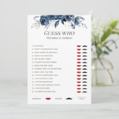 ダスティブルーサント誰がフローラブライダルシャワーゲーム 招待状 (スタンド正面)