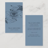 ダスティブルーシック神秘的モダンタロットリーダー 名刺 (正面/裏面)