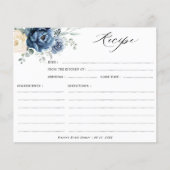 ダスティブルーシャンパーニュアイボリーブライダルシャワーレシピ (正面)