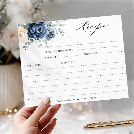 ダスティブルーシャンパーニュアイボリーブライダルシャワーレシピ