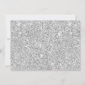 ダスティブルーシルバーグリッターガウンツインキンセアニェラ 招待状 (裏面)