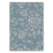 ダスティブルーシルバーグリッター水カラーフローラアーチ テーブルナンバー (裏面)