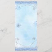 ダスティブルーシルバースノーフレーククリスマスマスXvアニョス メニュー (裏面)