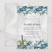 ダスティブルーシルバーバラブランチアンドバブリー 招待状 (正面/裏面)