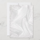 ダスティブルーシルバーバラ結婚ズのカップルのシャワー 招待状 (裏面)