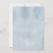 ダスティブルーシルバーフローラメキシコ少年バプテスマ 招待状 (裏面)