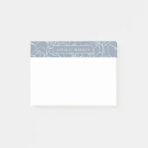 ダスティブルーシンプルフローラパーソナライズされた