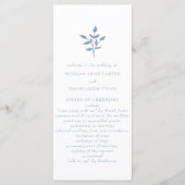 ダスティブルーシンプルボタモダンニカル結婚ズ プログラム (正面)