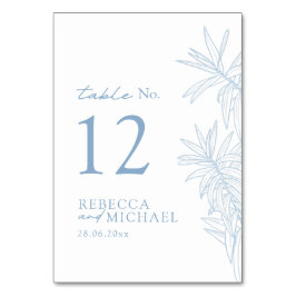 ダスティブルーシンプル植物学 テーブルナンバー