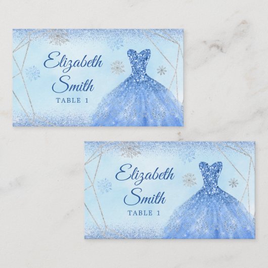 ダスティブルージオメトリッククリスマスマスXVアニオス プレイスカード (正面/裏面)