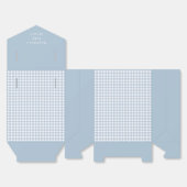 ダスティブルージンガシンプルムボーイズ赤ちゃんシャワー フェイバーボックス (見開き)