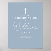 ダスティブルースクリプトの確認のウェルカムサイン ポスター (正面)