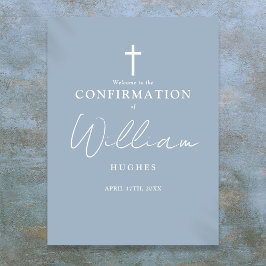 ダスティブルースクリプトの確認のウェルカムサイン ポスター