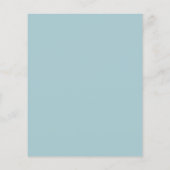 ダスティブルースクリプト結婚式招待状 (裏面)