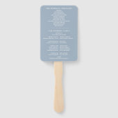 ダスティブルースペシャル日付結婚式 プログラム ハンドファン (裏面)