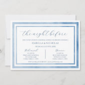 ダスティブルースワンリハーサルディナー招待状 招待状 (正面)