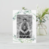 ダスティブルーセージグリーン植物学写真 セーブザデート (スタンド正面)