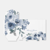 ダスティブルーセージ水の色の牡丹結婚の フェイバーボックス (折り畳みなし)