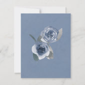 ダスティブルーセージ牡丹ブリデスメイド昼食会 招待状 (裏面)