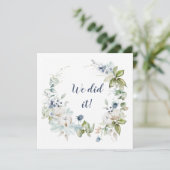 ダスティブルーセージ緑の冬のフローラのみ 招待状 (スタンド正面)