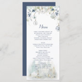 ダスティブルーセージ緑フローラスノウグローブオーナメント メニュー (正面/裏面)